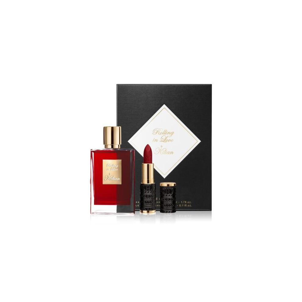 Kilian Rolling In Love 2 Pcs Set: 1.7 Eau De Parfum + 0.12 Lipstick