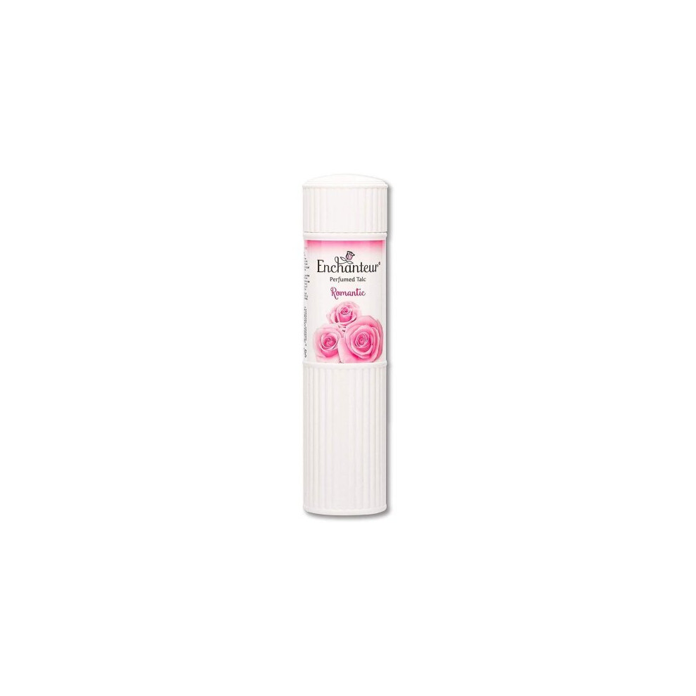 Enchanteur Romantic Perfumed Talc for Women ith Roses & Jasmine Extracts - 250g (Pack Of 3)