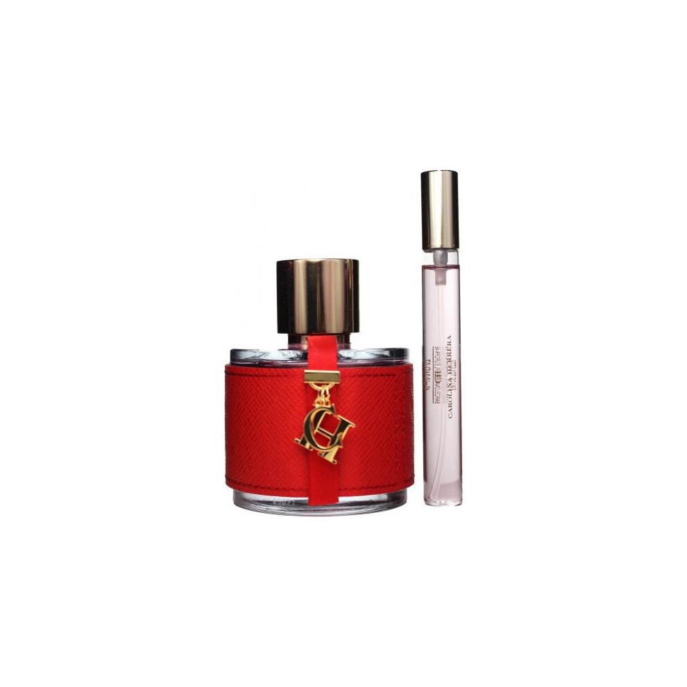 Ch By Carolina Herrera 2 Pcs Set For Women: 3.4 Eau De Toilette Spray + 10 Ml Eau De Toilette Spray (Travel Set)