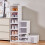 Living And Home (6PCS) Stackable Foldable Shoe Storage Box Organiser 9