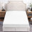 (Double Fitted Sheet) Soft White Fitted Sheets Bed Sheet Extra Deep 25cm 4