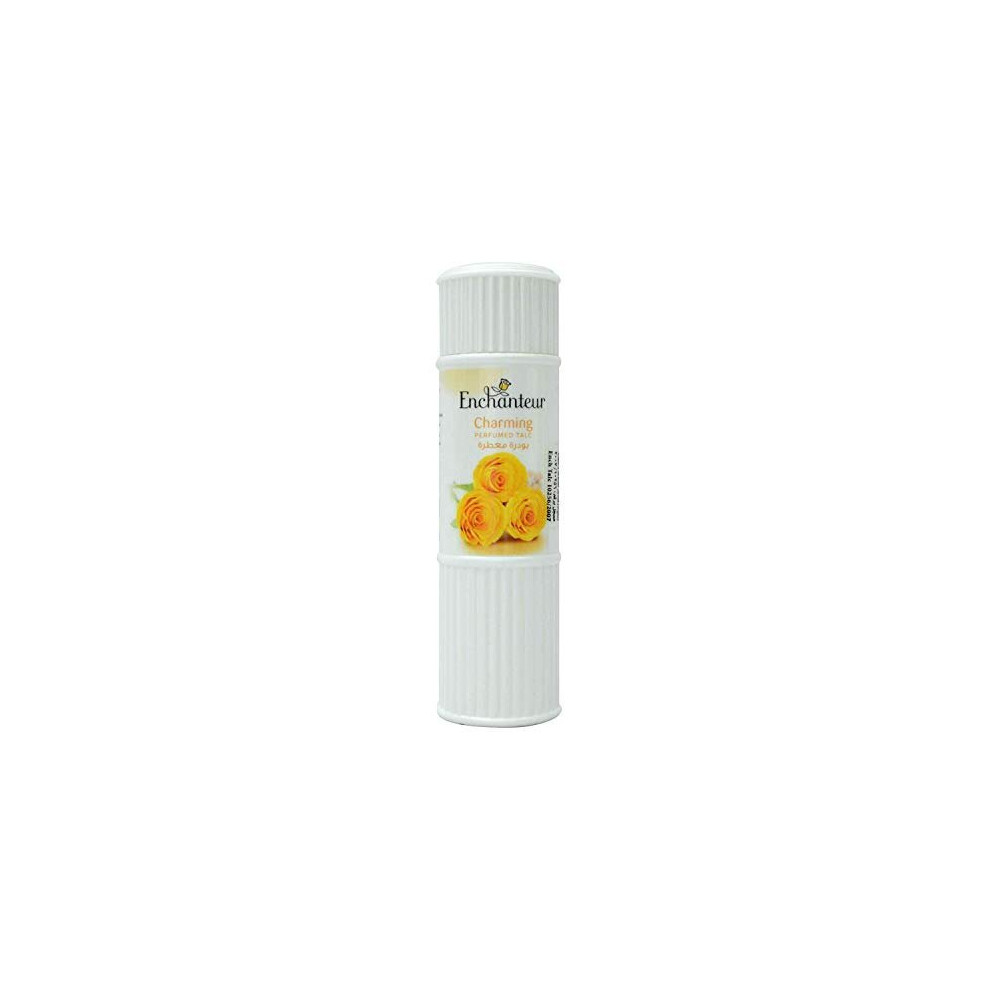 Enchanteur Perfumed Talc Charming With Roses And Jasmine Extract 125g (Pack Of 3)