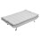 Living And Home Light Grey Fabric 3-Seater Convertible Sofa Bed 5