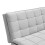 Living And Home Light Grey Fabric 3-Seater Convertible Sofa Bed 10