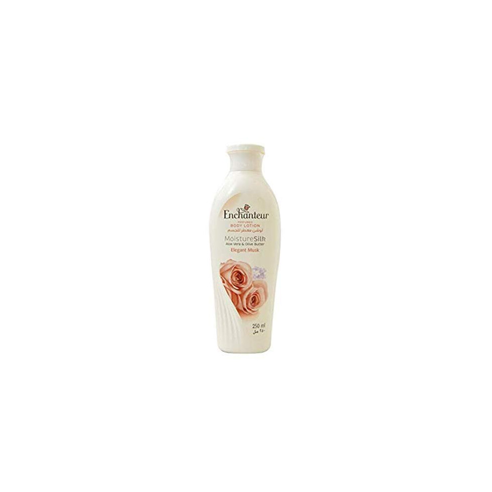 Enchanteur Elegant Musk Body Lotion With Roses And Jasmine Extract - 250 ml (Pack Of 2)