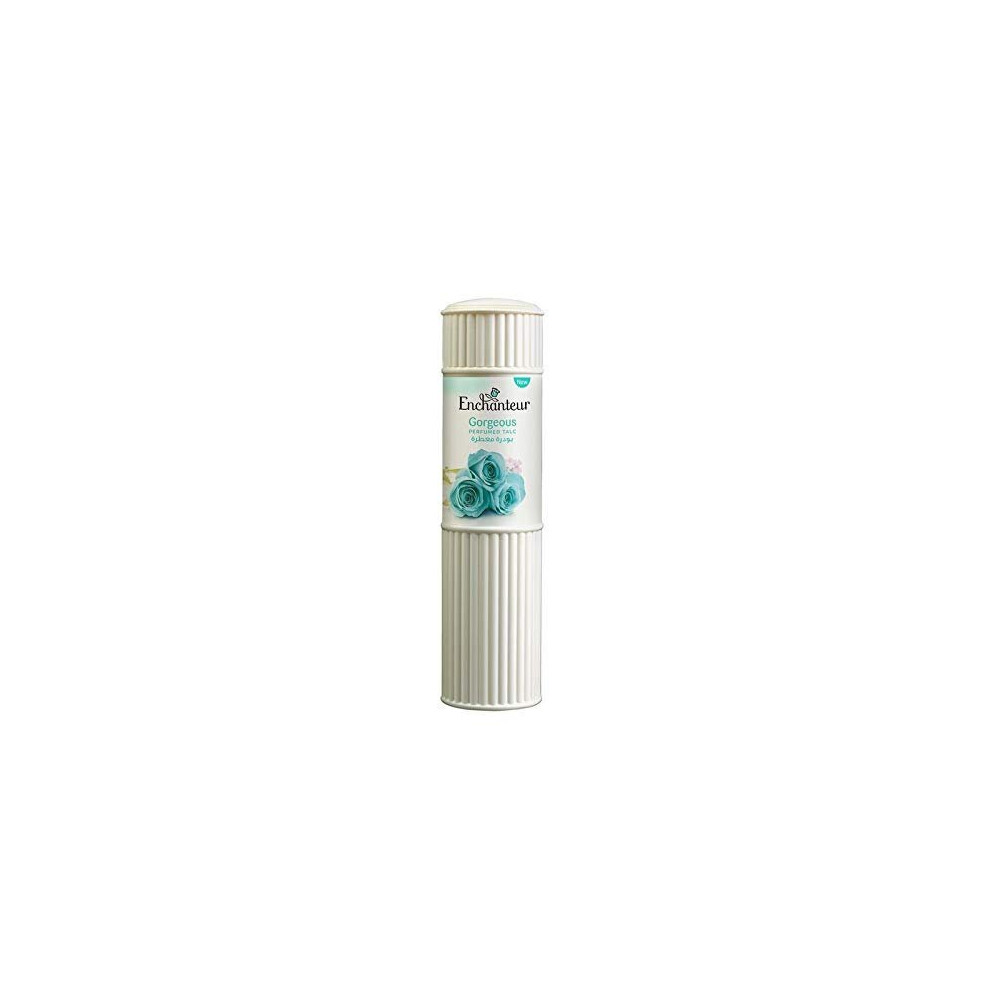 Enchanteur Perfumed Talc Gorgeous With Roses And Jasmine Extract -125g (Pack Of 2)