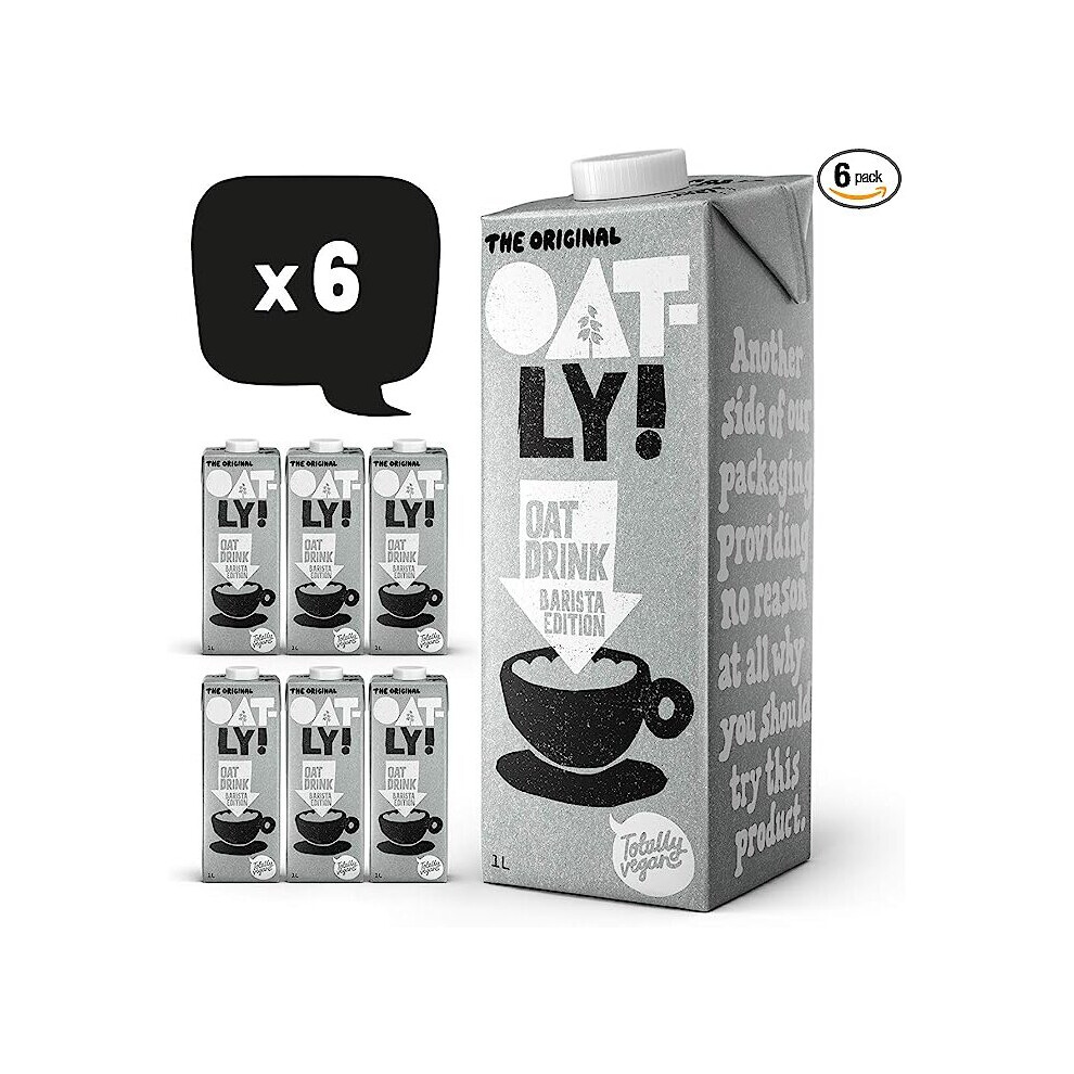 OATLY Oat Drink Barista Edition, 6 x 1L