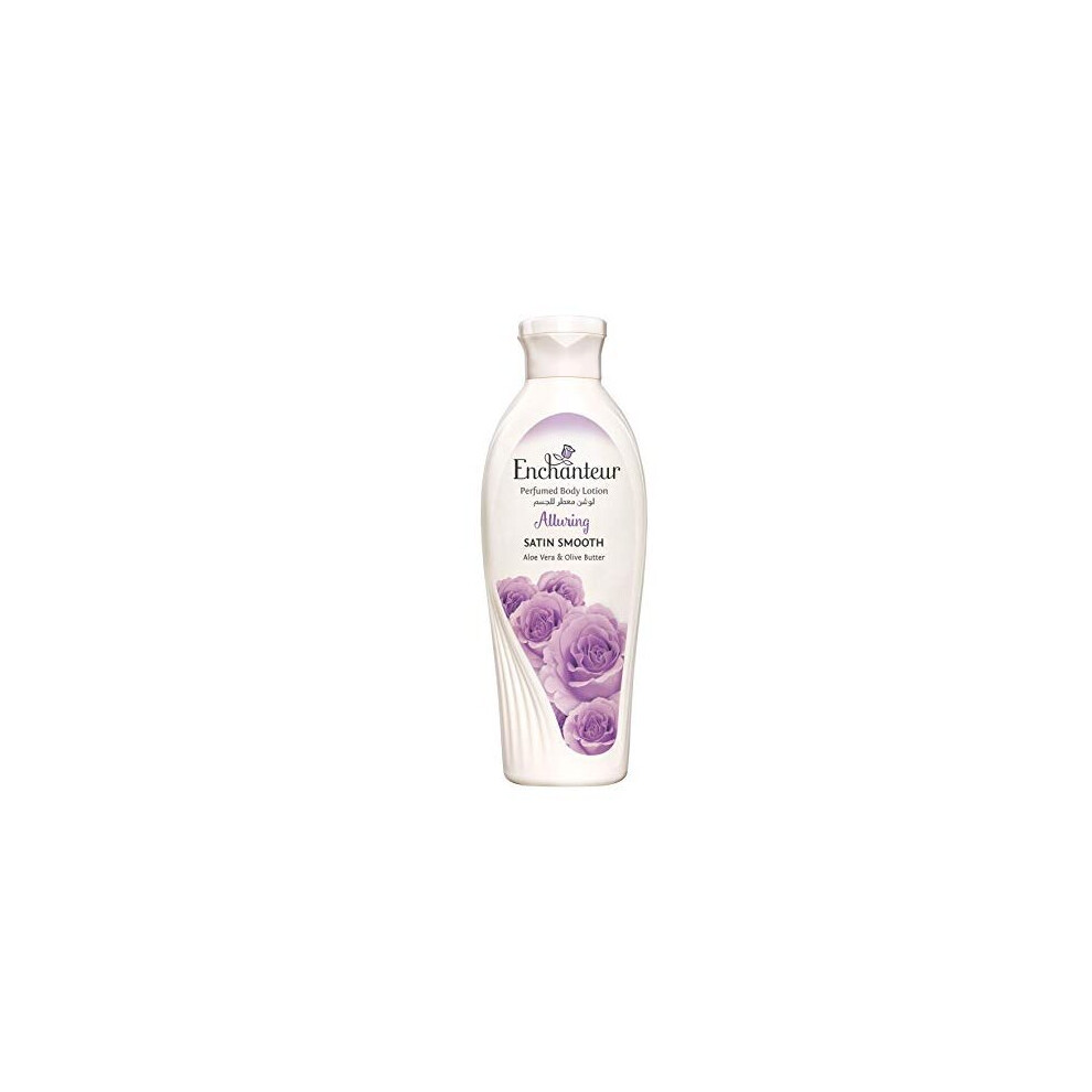 Enchanteur Satin Smooth- Alluring Lotion Smooth Skin With Roses And Jasmine Extract 250ml (Pack Of 3)