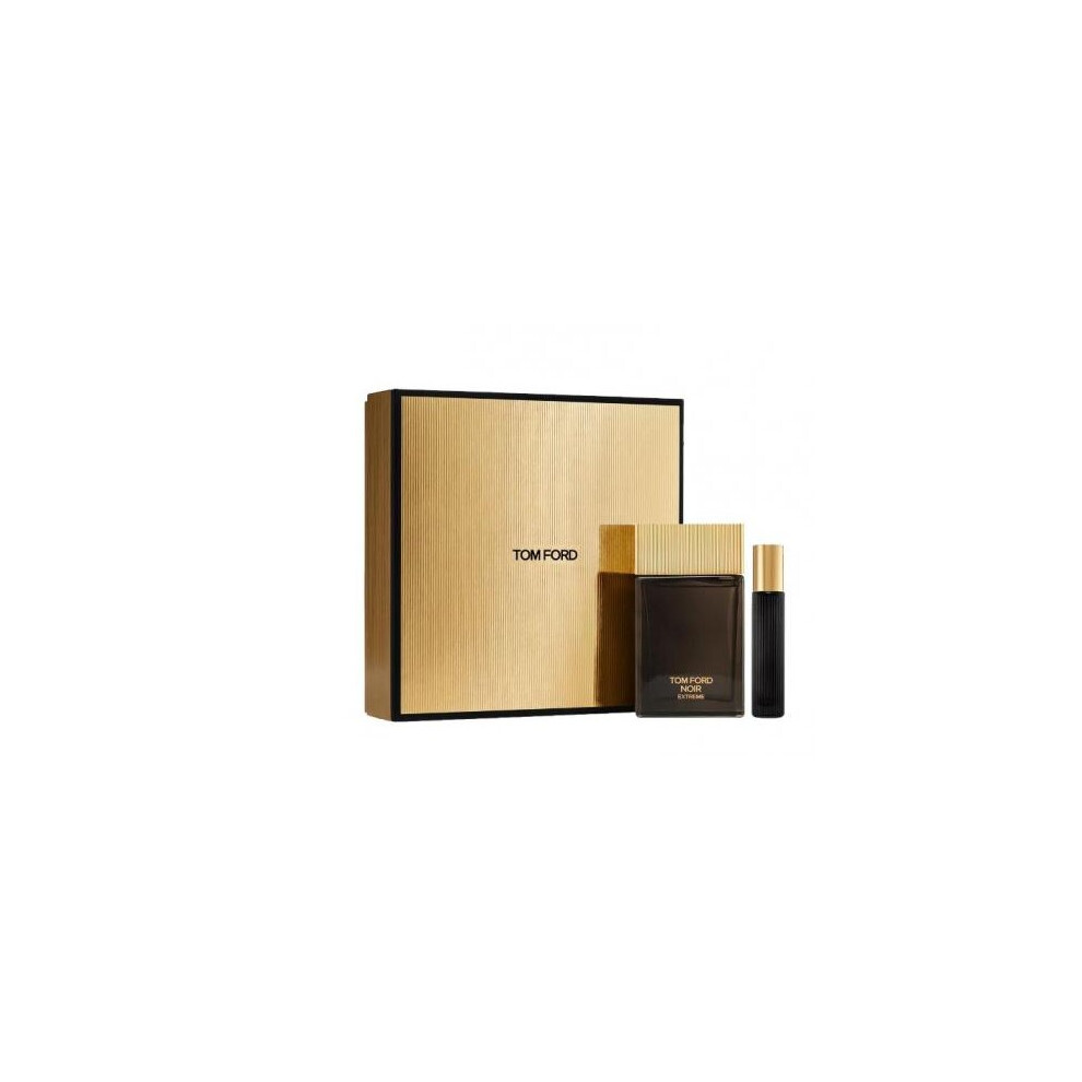 Tom Ford Noir Extreme 2 Pcs Set For Men: 3.4 Eau De Parfum Spray + 10 Ml Eau De Parfum Spray (Hard Box)