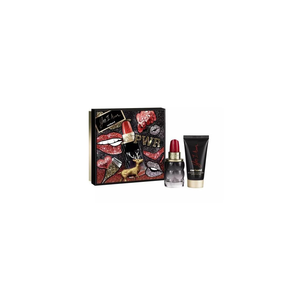 Cacharel Yes I Am 2 Pcs Xmas Set For Women: 1.7 Eau De Parfum Spray + 0.17 Oz Eau De Parfum