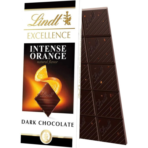 Lindt Lindt Excellence Dark Orange Chocolate Bar, 100g 1