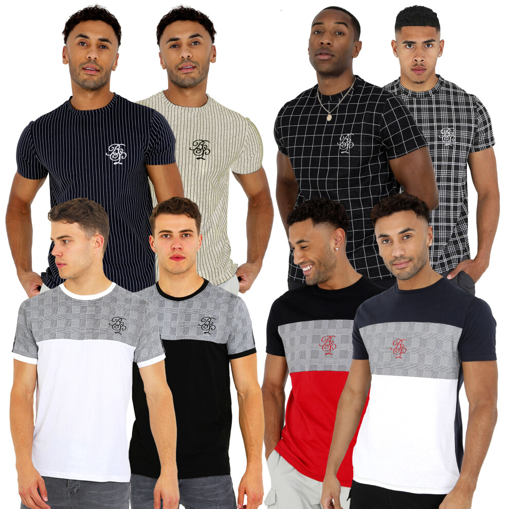 (Black, Short sleeve T-Shirt Molson, L) Men Brave Soul Short Sleeve Cotton Rich T-Shirt Casual Crew Neck Base Layer