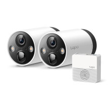 Tapo C420S2 V1 - 2 x Tapo C420 Cameras + Tapo H200 Hub - network surveillance camera - outdoor, indoor - dust resistant
