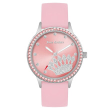 Montre femme - Juicy Couture - JC1343SVPK - Quartz - Bracelet en silicone - Cadran 38 mm
