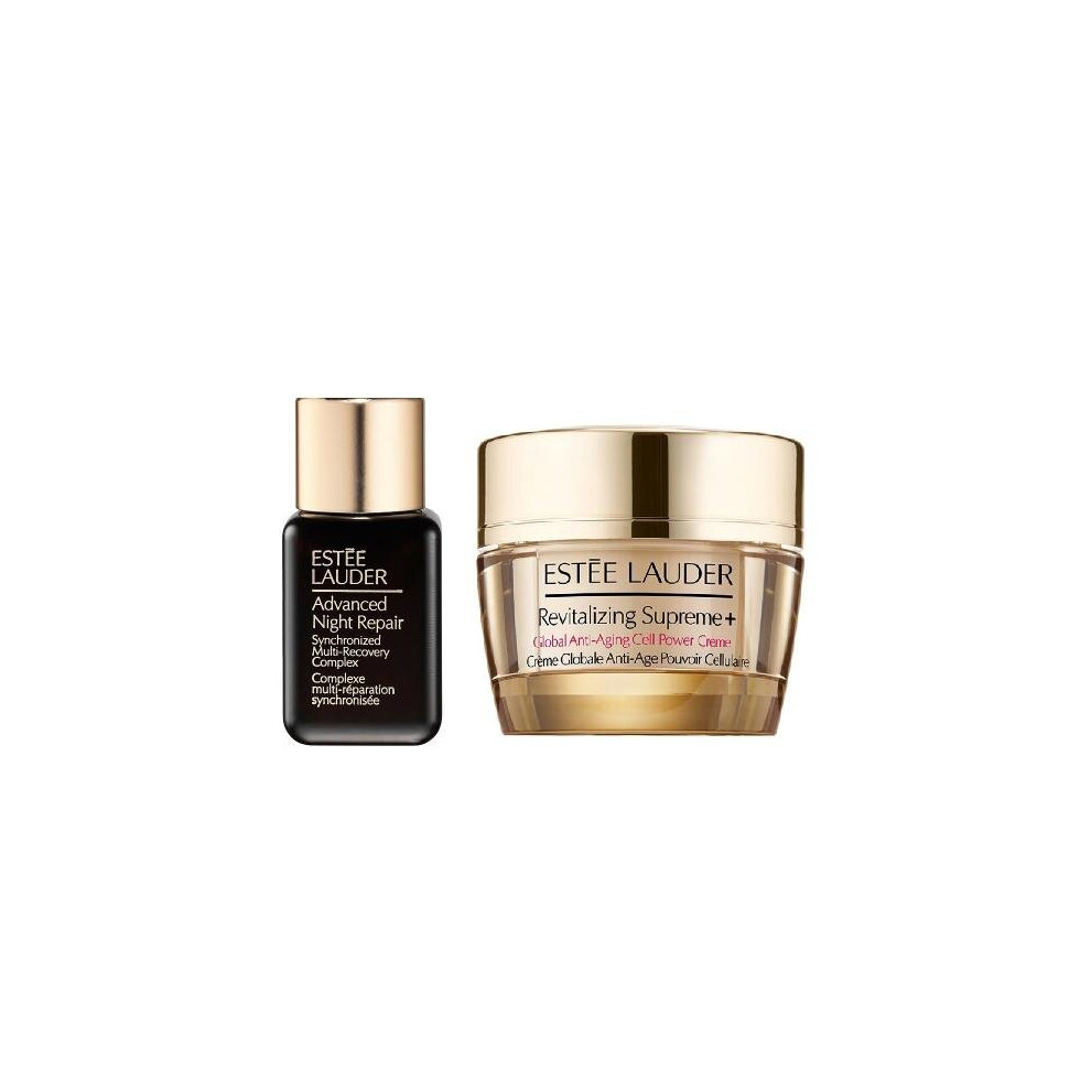 Estee Lauder 2 Pcs Set: Revitalizing Supreme 0.5 Oz + Advanced Night Repair 0.23 Oz (Picture Box)