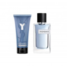"Y" By Ysl 2 Pcs Set For Men: 3.4 Eau De Toilette Spray + 1.6 Shower Gel (Travel Set)