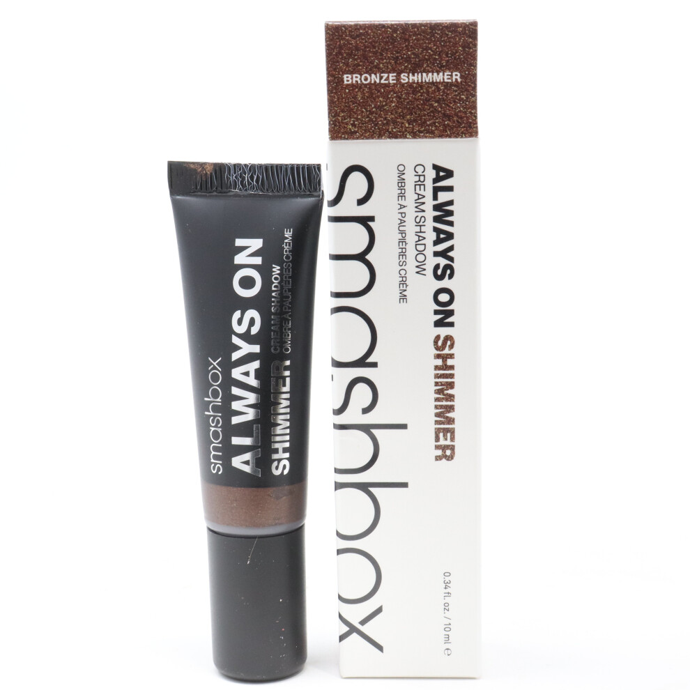 (Bronze Shimmer) Smashbox Always On Shimmer Cream Eye Shadow  0.34oz/10ml New With Box