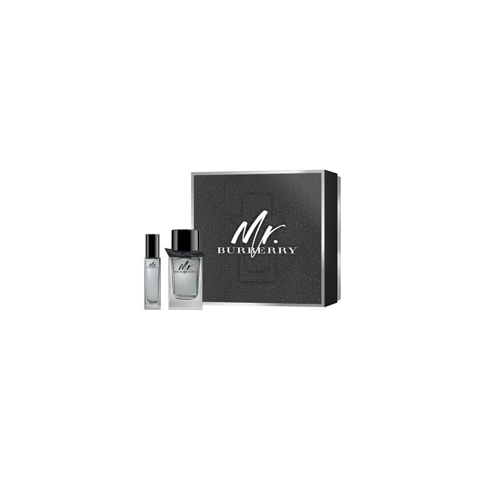 Burberry Mr Burberry 2 Pcs Set: 3.3 Eau De Toilette Spray + 1 Oz Eau De Toilette Spray (Hard Box)