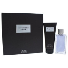Abercrombie &amp; Fitch First Instinct 2 Pcs Set For Men: 1.7 Eau De Toilette Spray + 6.7 Hair &amp; Body Wash / Gel (Hard Box)