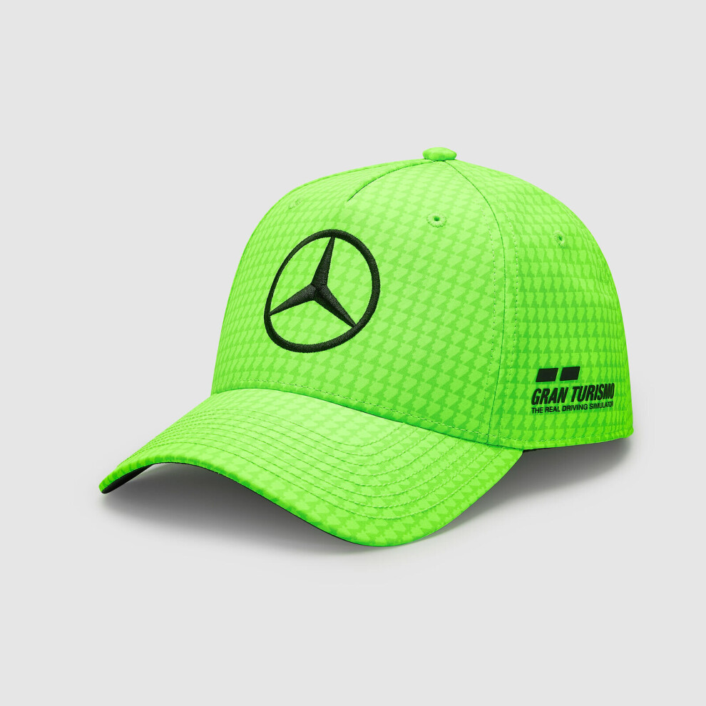 2023 Mercedes AMG F1 Lewis Hamilton Driver Cap Neon Green