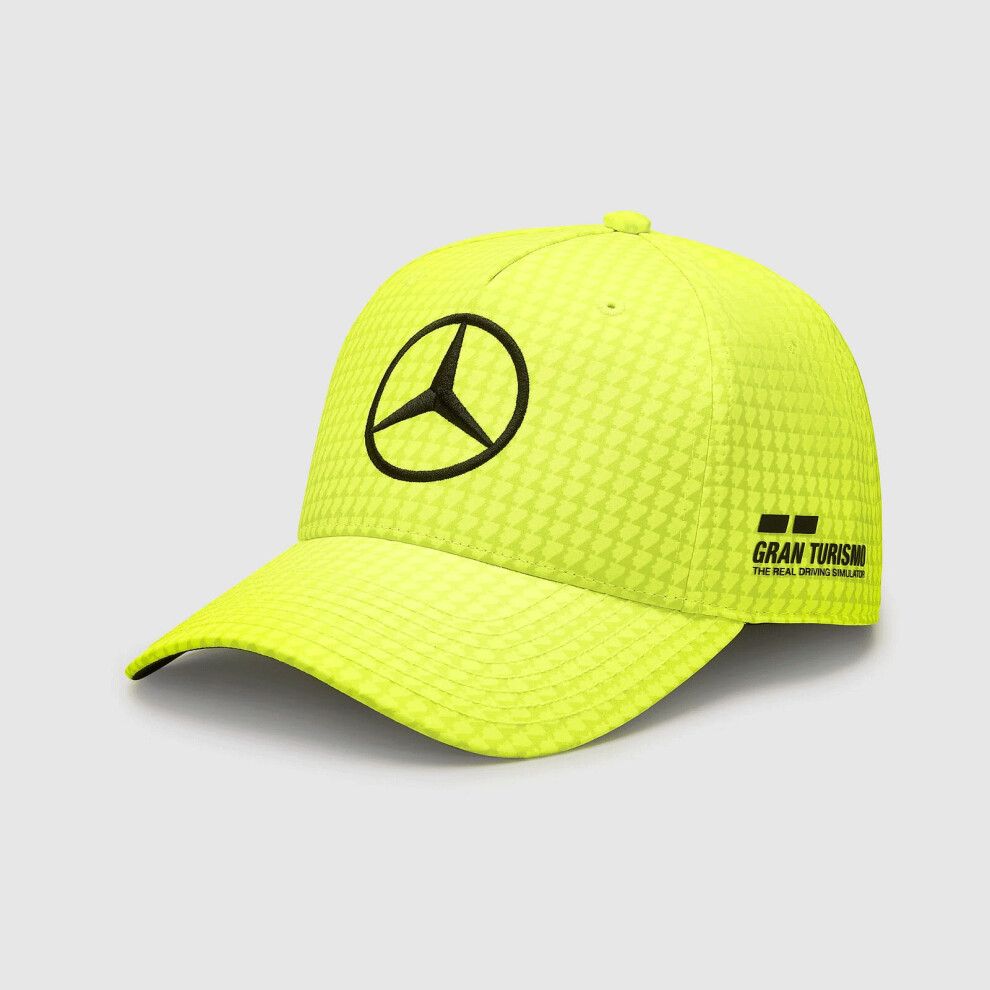 2023 Mercedes-AMG F1 Lewis Hamilton Driver Cap Neon Yellow