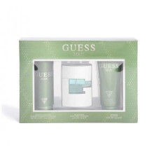Guess 3 Pcs Set For Men: 2.5 Eau De Toilette Spray + 6 Oz Deodorizing Body Spray + 6.7 Shower Gel (Window Box)