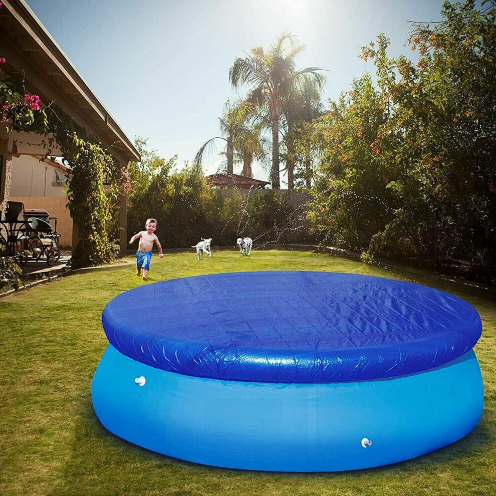 10FT Round Swimming Pool Cover for Garden Intex Family Fast Set Pool