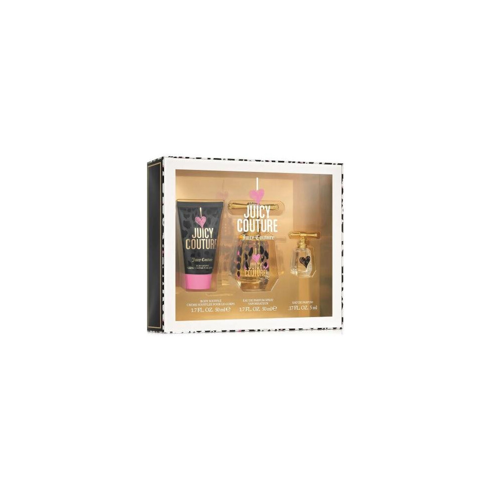 Juicy Couture I Love Juicy Couture 3 Pcs Set: 1.7 Edp Sp + 5 Ml Edp + 1.7 Body Souffle