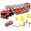 Matchbox Transporter Fire Rescue Hauler with Accessories Playset 2
