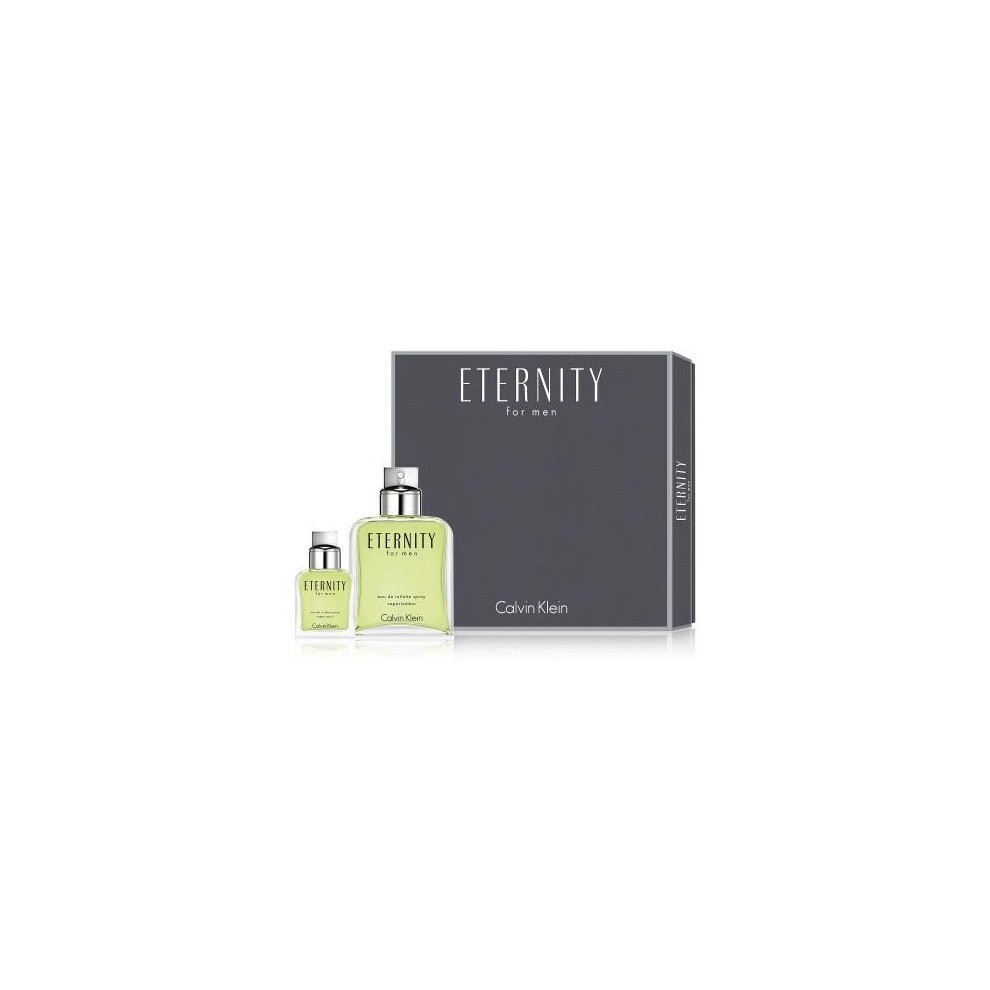 Eternity 2 Pcs Set For Men: 6.7 Eau De Toilette Spray + 1 Oz Eau De Toilette Spray