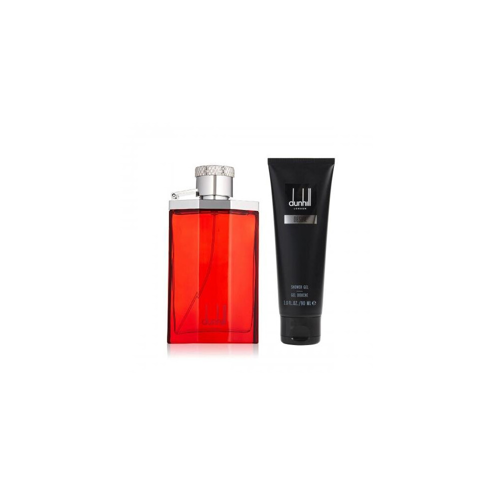 Dunhill Desire Red 2 Pcs Set: 3.4 Edt Sp + 3 Oz Shower Gel