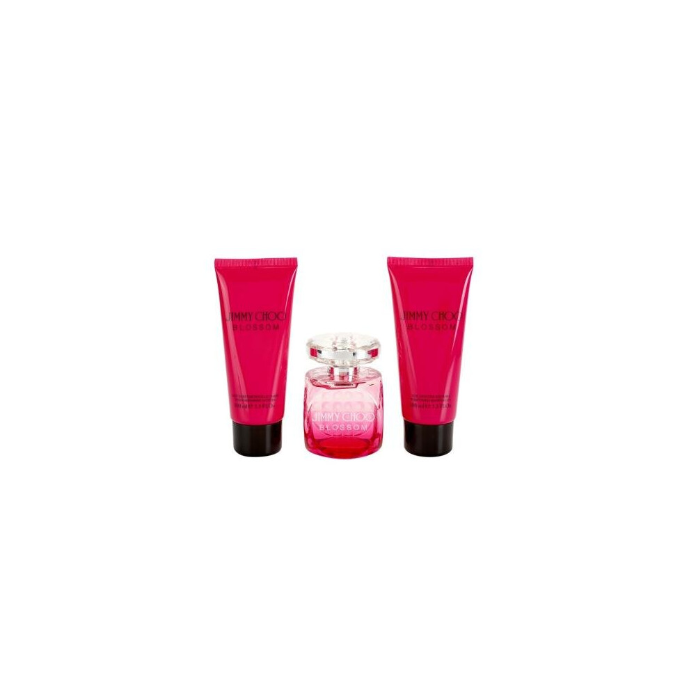 Jimmy Choo Blossom 3 Pcs Set: 3.3 Edp Sp + 3.3 Body Lotion + 3.3 Shower Gel