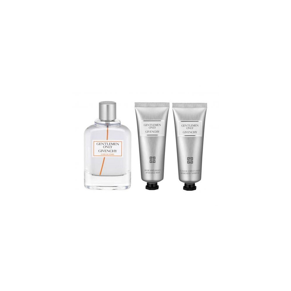 Givenchy Gentlemen Only Casual Chic 3 Pcs Set: 3.4 Edt Sp + 2.5 Shower Gel + 2.5 After Shave Balm