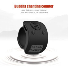 Finger Ring Electronic Digital Tasbeeh Tasbih Tally Counter Timer Beads