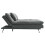 Living And Home (Grey) Fabric Upholstered Tufted Sofa Bed 6