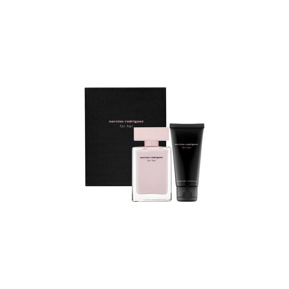 Narciso Rodriguez 2 Pcs Set For Women: 1.6 Eau De Parfum Spray + 1.6 Body Cream