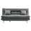 Living And Home (Grey) Fabric Upholstered Tufted Sofa Bed 4