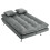Living And Home (Grey) Fabric Upholstered Tufted Sofa Bed 7
