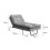 Living And Home Fabric Upholstered Sofa Bed Chaise Lounge 6