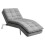 Living And Home Fabric Upholstered Sofa Bed Chaise Lounge 3