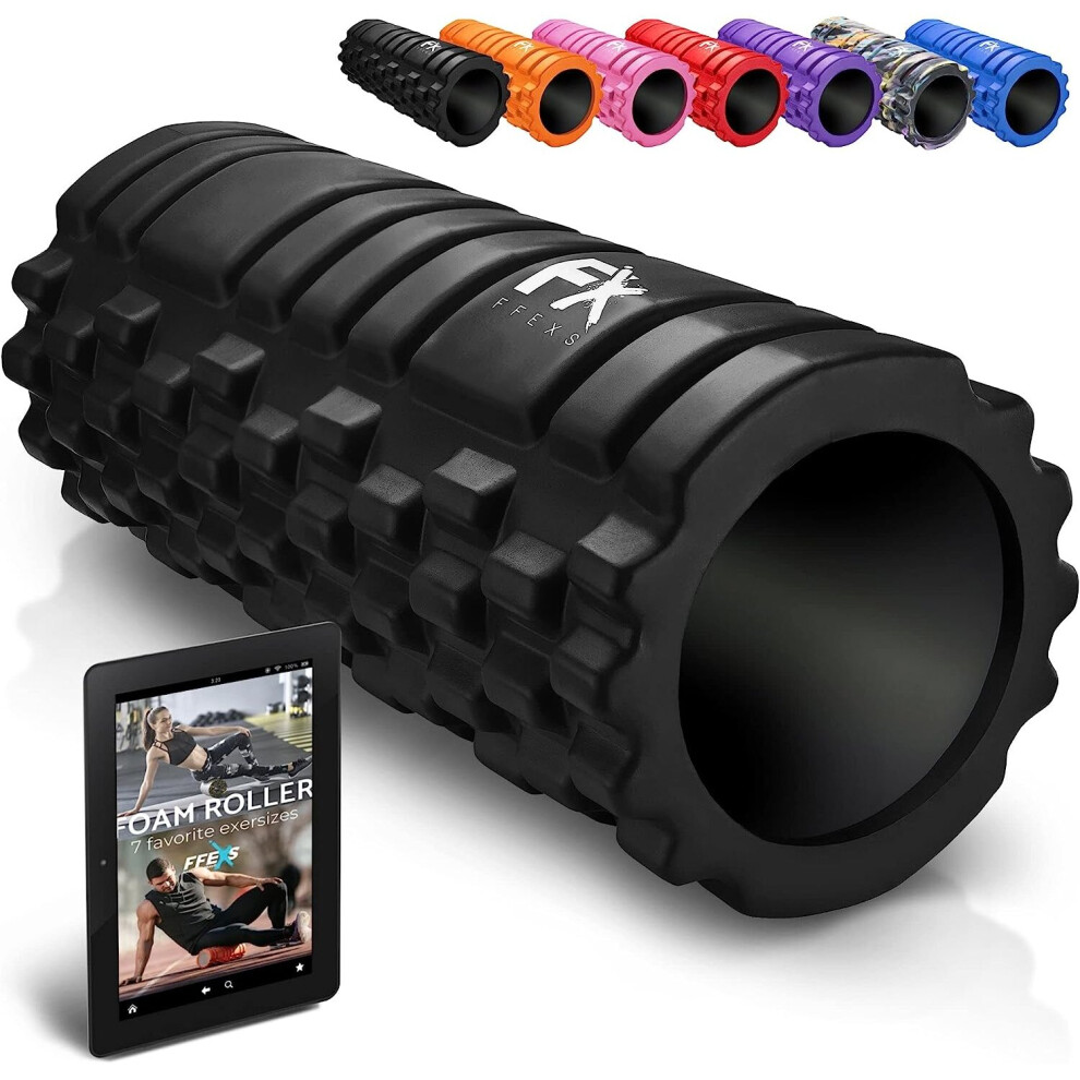 FX FFEXS Foam Roller for Deep Tissue Muscle Massage Trigger Point Muscles Therapy