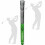 (Taille moyenne - Vert, 13 pièces) Poignées de clubs de golf sport MCC PLUS 4 multi-composants Standard/Taille moyenne 1
