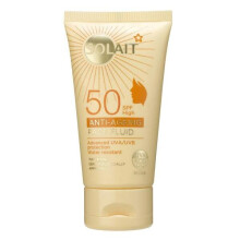 Superdrug Solait Anti-Ageing Hydrating Face Fluid Sun Cream With Aloe Vera, Vitamin E & Aquarich SPF50+ 50ml