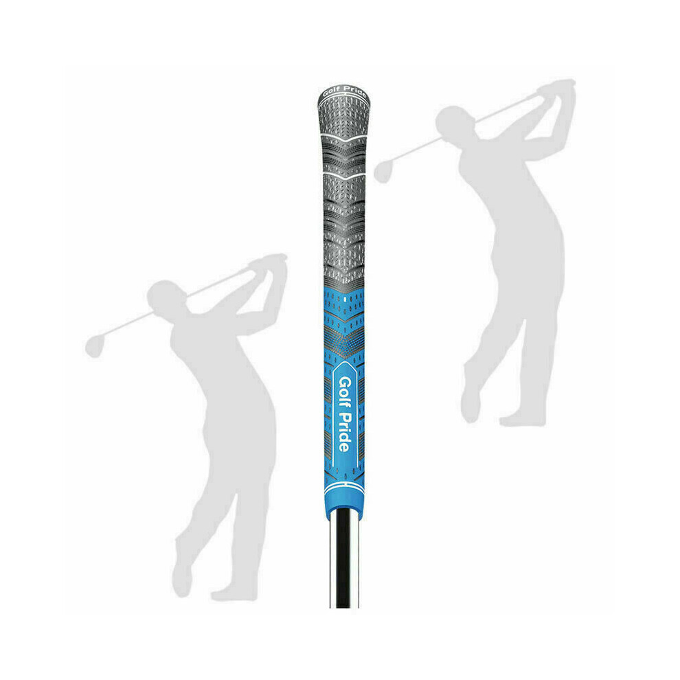 (Midsize - Blue, 10 PCS) Sport Golf Club Grips For MCC PLUS 4 Multi Compound Grips Standard/Midsize