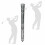 (Midsize - Grey, 10 PCS) Sport Golf Club Grips For MCC PLUS 4 Multi Compound Grips Standard/Midsize 1