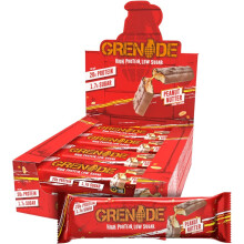 Grenade Barrita rica en proteínas y baja en azúcar - Peanut Nutter, 12 x 60 g