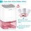 OPENED-BOX SAIMPU Dehumidifier, 1000ml Dehumidifiers for Home Damp Bathroom 5