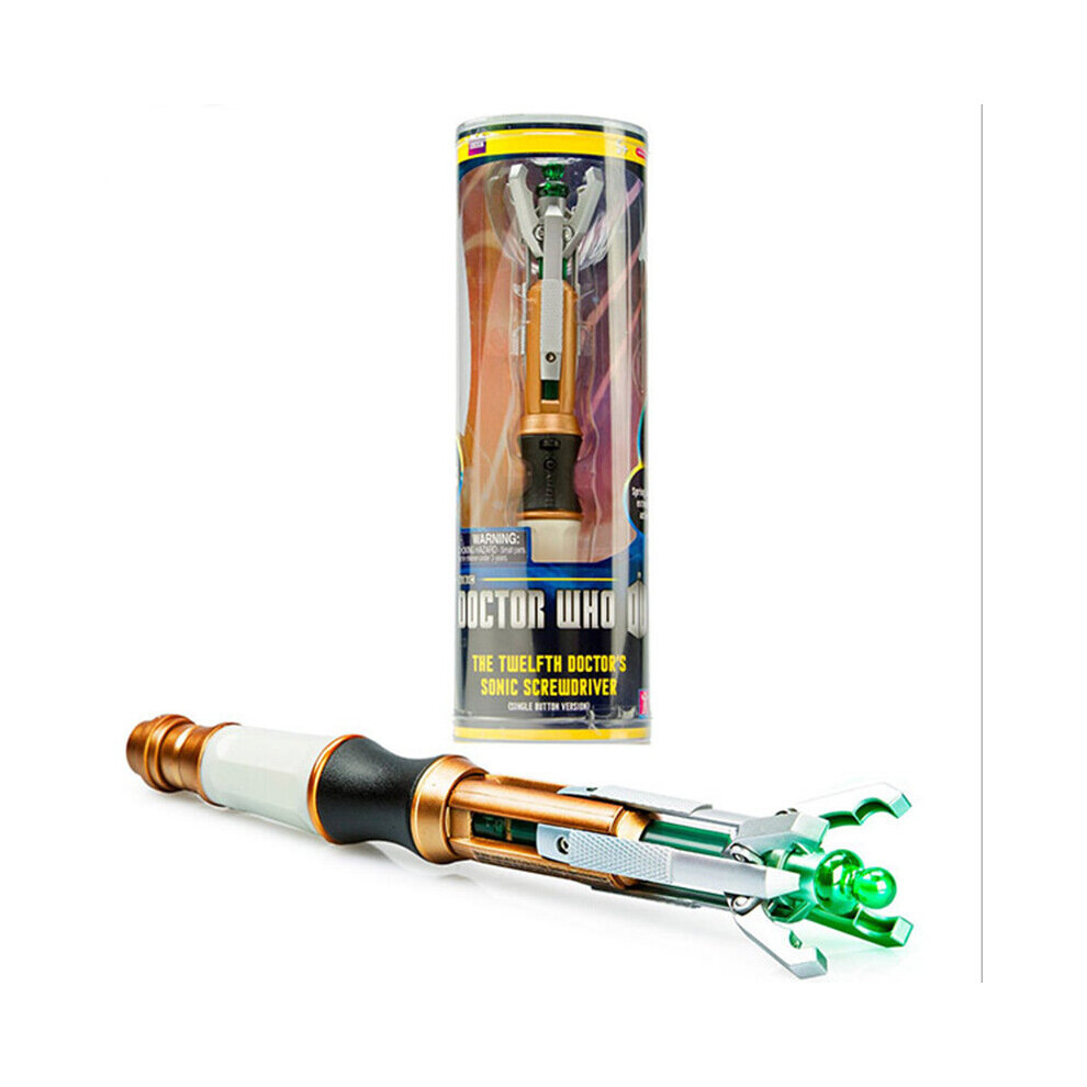 (Doctor Who 12Th Sonic Screwdriver Model ) Doctor Who The 10Th 12Th Sonic Screwdriver Model Sounds Toy Gift Light