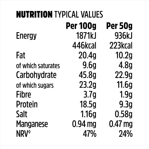 Trek TREK High Protein Flapjack Salted Caramel - Gluten Free - Plant Based - Vegan Snack - 50g x 16 bars 2