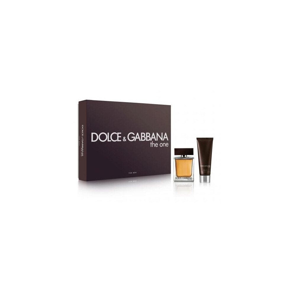 Dolce & Gabbana The One 2 Pcs Set For Men: 3.3 Eau De Toilette Spray + 2.5 After Shave Balm